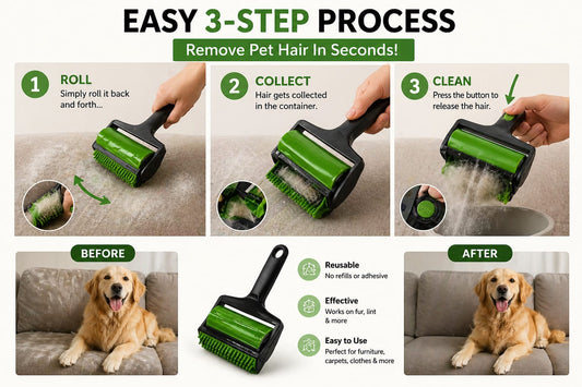 Reusable Pet Hair Remover Roller